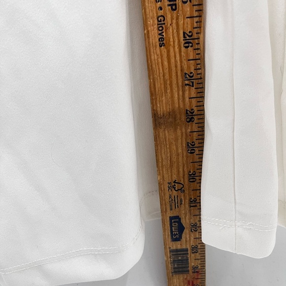 LULUS Jumpsuit Womens XL White Square Neck Lined Stretch Wide Leg - Picture 7 of 12